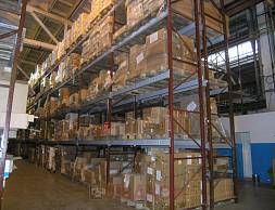 Компания "ЭКС": стеллажи паллетные на болтах